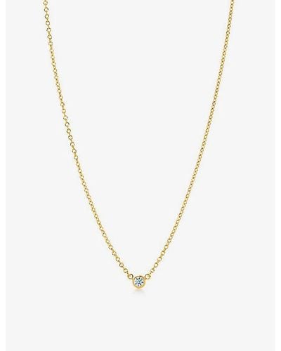 Tiffany & Co. Elsa Peretti® Diamonds By The Yard 18ct Gold And Diamond Necklace - White