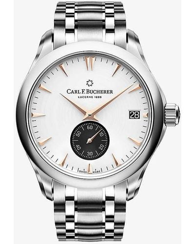 Carl F. Bucherer 00.10924.08.13.21 Manero Peripheral Stainless-steel Automatic Watch - Metallic