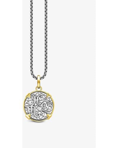 Thomas Sabo Elements Of Nature 18ct Yellow Gold-plated Sterling-silver And Cubic Zirconia Necklace - Metallic