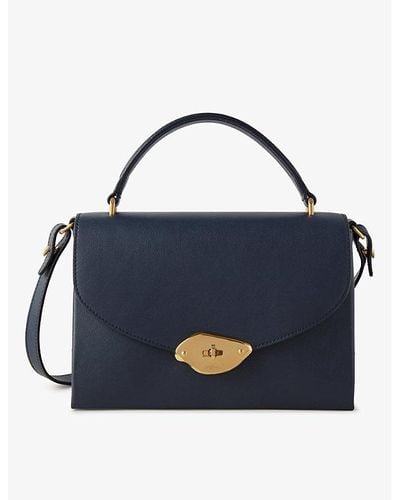 Mulberry Lana Leather Top-handle Bag - Blue