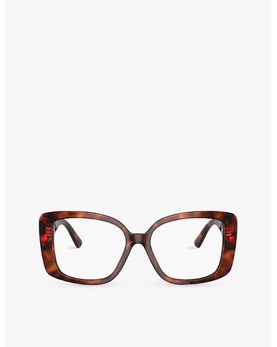 Tiffany & Co. Tf2235 Tortoiseshell-pattern Square-frame Acetate Sunglasses - Brown