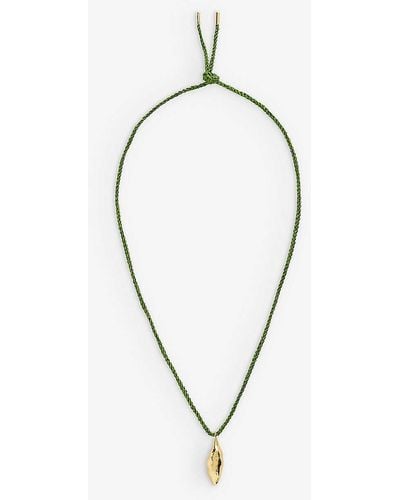Black Knot-pendant cord choker necklace