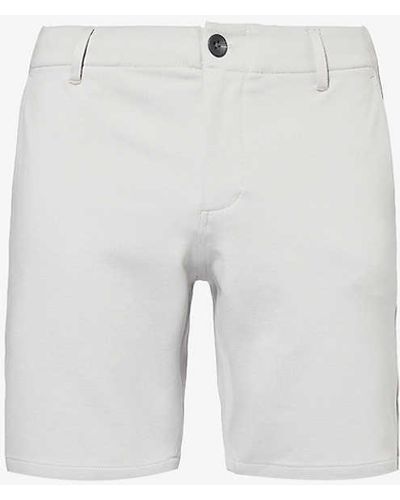 PAIGE Rickson Regular-fit Stretch-woven Shorts - White