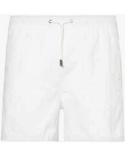 CDLP Drawstring-waist Three-pocket Recycled-polyamide Swim Shorts X - White