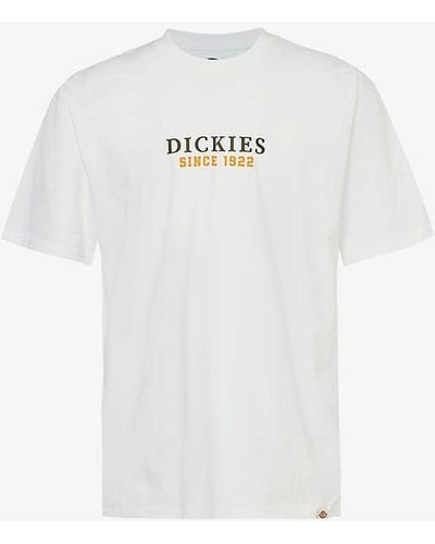 Dickies Park Logo-print Cotton-jersey T-shirt Xx - White