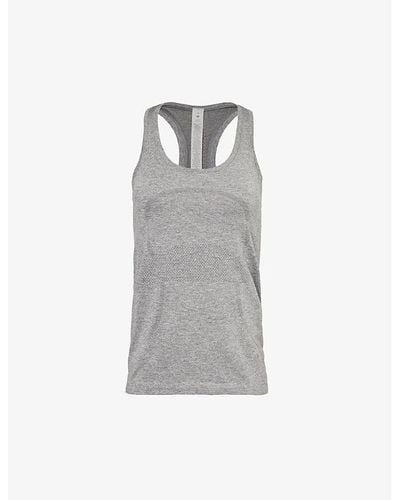 lululemon Swiftly Tech 2.0 Scoop-neck Stretch-woven Top - Gray
