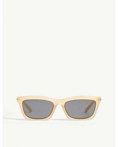 Michael Kors Mk2087u Stowe Rectangle-frame Sunglasses - White