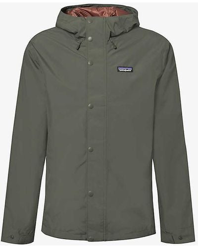 Patagonia Jackson Glacier Relaxed-fit Hooded Recycled-polyester Jacket - Green