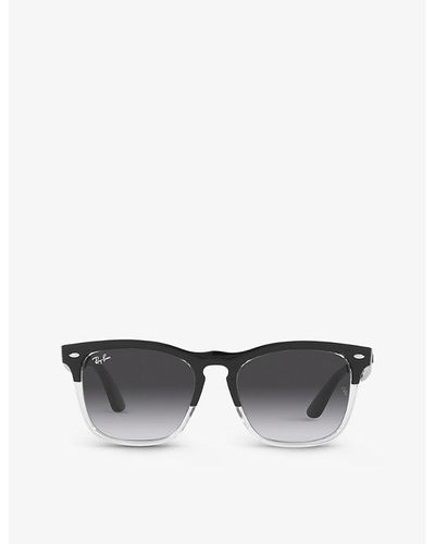 Ray-Ban Rb4487 Steve Square-frame Nylon Sunglasses - White