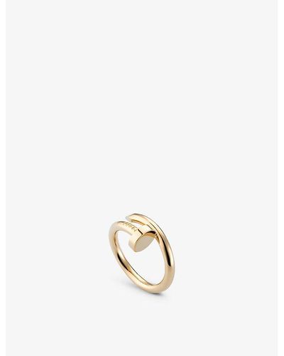 Cartier Juste Un Clou 18ct Yellow-gold Ring - White