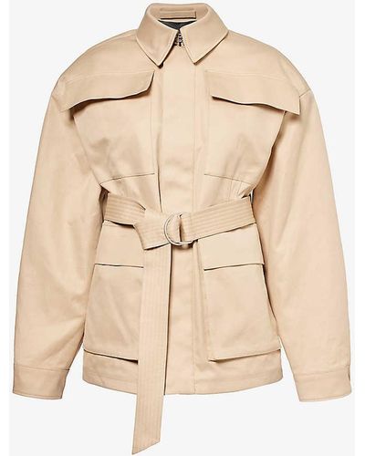 Wardrobe NYC Drill Relaxed-fit Cotton Jacket - Natural