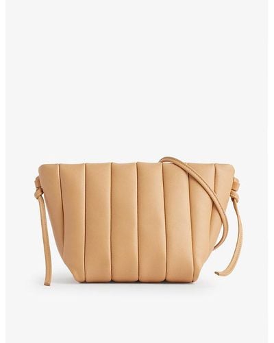 Maeden Boulevard Quilted Leather Cross-body Bag - Natural