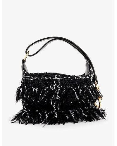 Sacai Pochette Small Boucle Top Handle Bag - Black