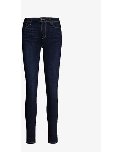 PAIGE Koda (blue) Hoxton Ankle Skinny High-rise Jeans 25