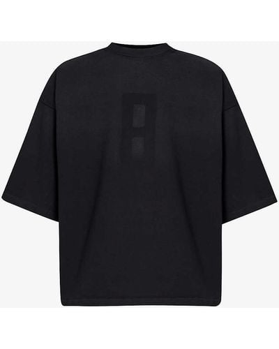 Fear Of God Crewneck Relaxed-fit Cotton-jersey T-shirt X - Blue