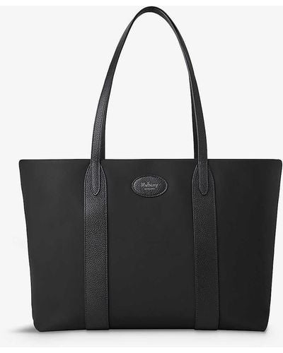 Mulberry Bayswater Recycled-nylon Tote Bag - Black