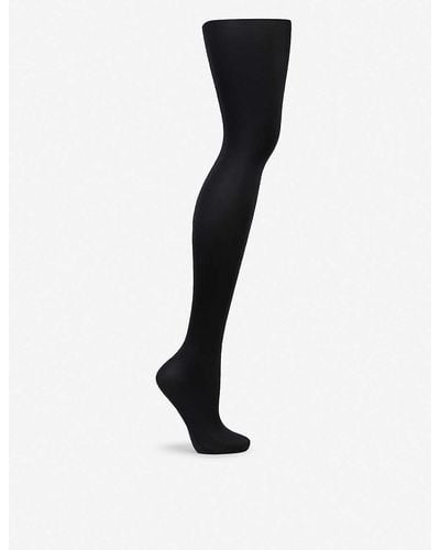 Wolford Satin De Luxe 1000 Tights - Black