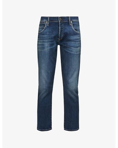 Citizens of Humanity Emerson Straight Slim-fit Mid-rise Boyfriend Jeans - Blue