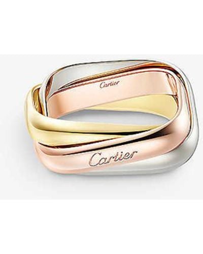 Cartier Trinity 18ct White, Rose And Yellow- Ring
