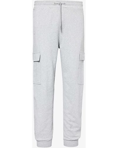 GYMSHARK Rest Day Tapered-leg Cotton-jersey jogging Bottoms X - Grey