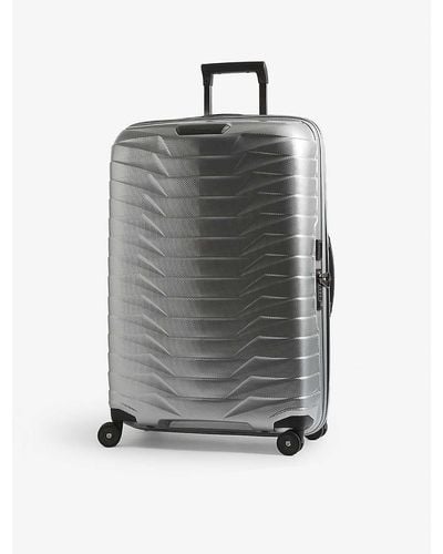 Samsonite Proxis Spinner Hard Case 4 Wheel Cabin Suitcase - Metallic