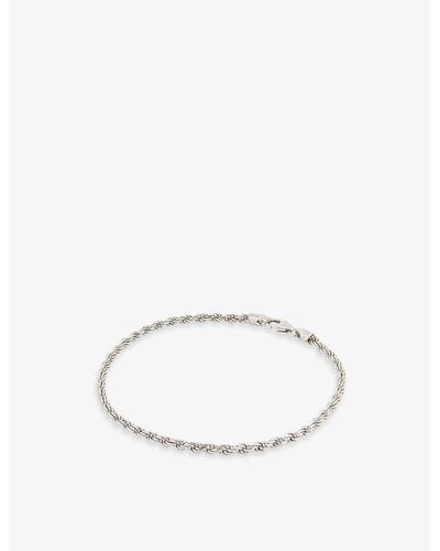 Miansai Rope Chain Sterling-silver Bracelet - Natural