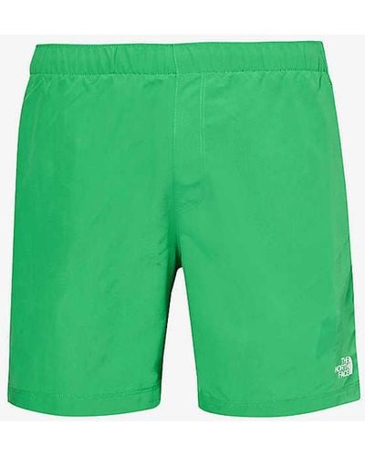 The North Face Water Branded-print Woven Shorts - Green