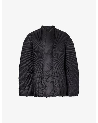 Rick Owens X Moncler Radiance Relaxed-fit Shell-down Jacket - Black