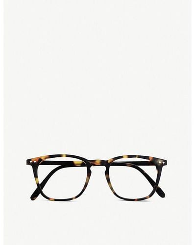 Izipizi #e Reading Square-frame Glasses +3 - Black
