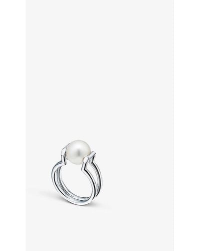 Tiffany & Co. Tiffany Hardwear Sterling- And Freshwater Pearl Ring - White