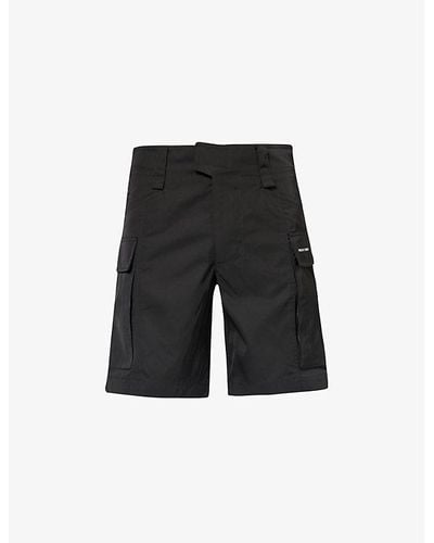 1017 ALYX 9SM Tactical Relaxed-fit Shell Cargo Shorts - Black