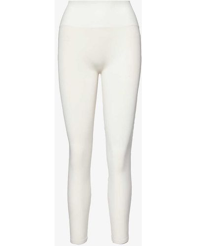 Fusalp Alliance Brand-patch Stretch-knit leggings - White