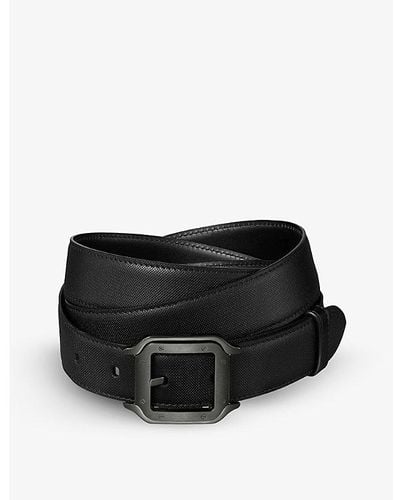 Cartier Santos De Leather Belt - Black
