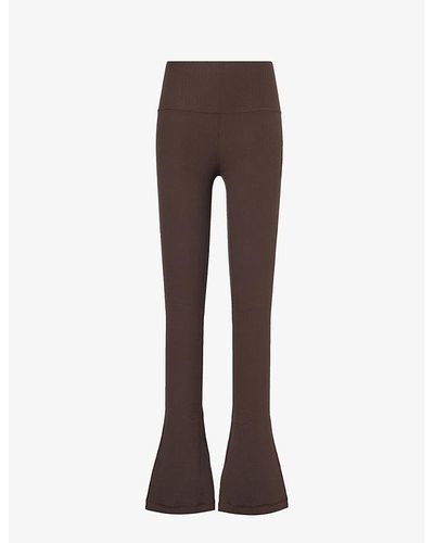 lululemon Align Flared-leg High-rise Stretch-woven leggings - Brown