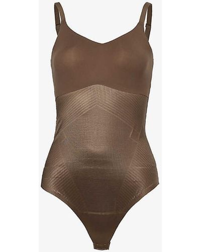 Spanx Thinstincts® 2.0 Open-bust Stretch-woven Body - Brown