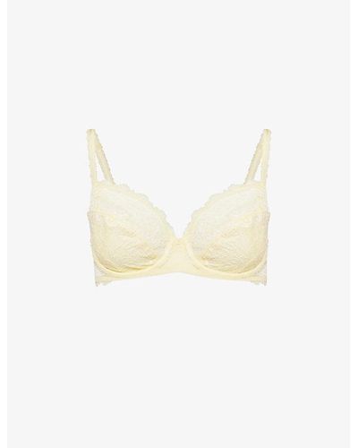 Wacoal Lace Perfection Underwired Stretch-lace Bra - White