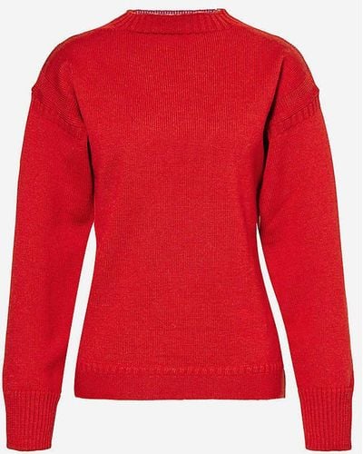 Totême Guernsey Regular-fit Wool Jumper - Red