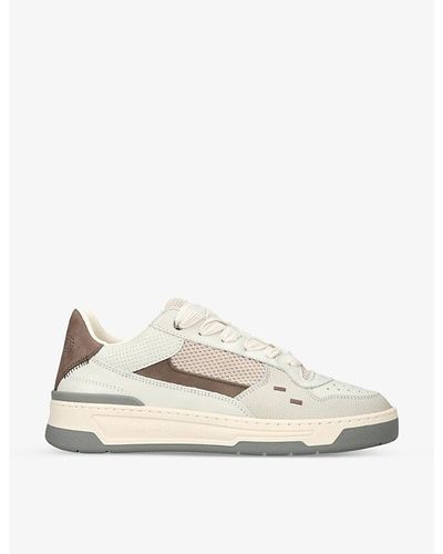 Filling Pieces Ave Top Leather Low-top Sneakers - White
