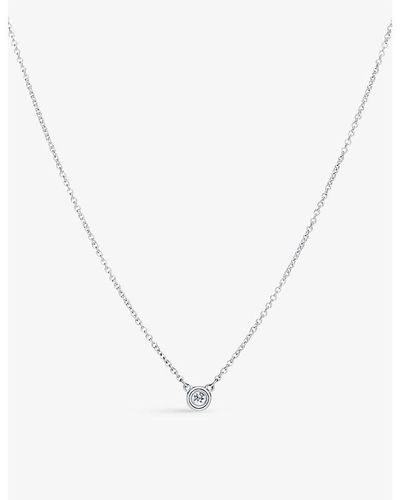 Tiffany & Co. Diamonds By The Yard® Diamond And Sterling-silver Pendant Necklace - Metallic