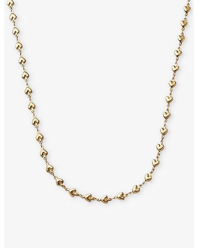 Crystal Haze Jewelry Habibi 18ct -plated Brass Chain Necklace - Metallic