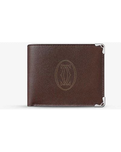Cartier Must De Leather Wallet - Brown