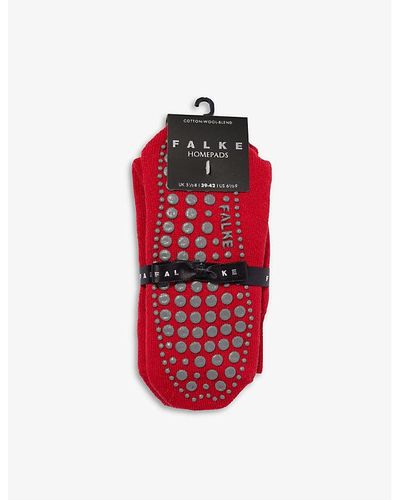 FALKE Homepads Cotton-blend Slipper Socks - Red