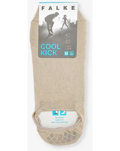 FALKE Cool Kick Cushioned-sole Stretch-knit Socks - White