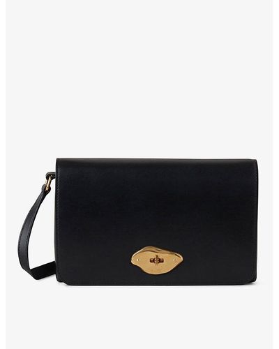 Mulberry Lana High-gloss Leather Wallet - Black
