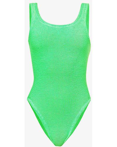 Hunza G Nile Square-neck Swimsuit - Multicolour