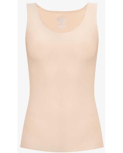 Chantelle Soft Stretch Vest, Ceramic Blue at John Lewis & Partners