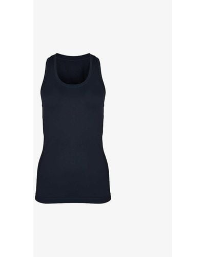 Sweaty Betty Athlete Seamless Stretch-jersey Vest Top - Blue