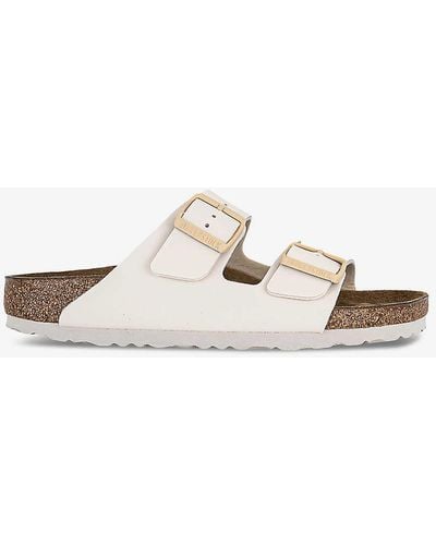 Birkenstock Arizona Two-strap Woven Sandals - White