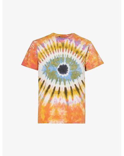 GALLERY DEPT. Eye Tie-die Pattern Cotton-jersey T-shirt - Multicolor