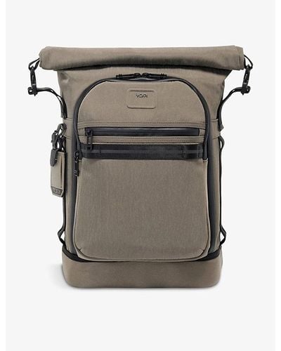 Tumi Ally Rolltop Woven Backpack - Grey
